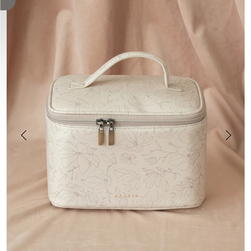 Azaria Madeleine Cosmetic bag; beauty bag; makeup bag.